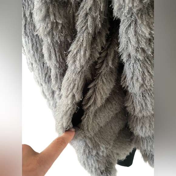 tularosa Ricci Faux Fur Jacket Gray Medium - Picture 12 of 14